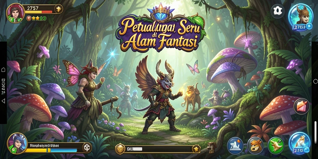 Gameplay petualangan seru di 2757 dengan berbagai misi menarik.