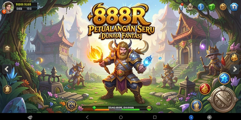 Screenshot 888R menampilkan petualangan seru penuh aksi.