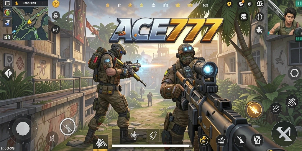 Tampilan gameplay ACE777 yang mendebarkan dan penuh aksi.