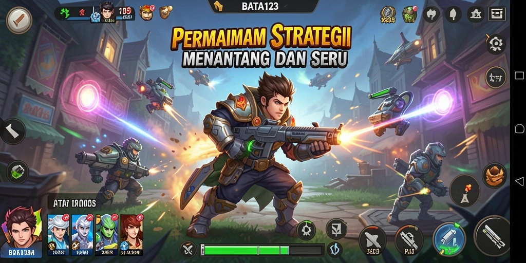 Tampilan gameplay BATA123 yang strategis dan menantang.