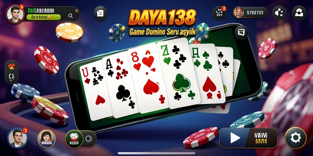Tangkapan layar menunjukkan aksi seru dalam permainan Domino.
