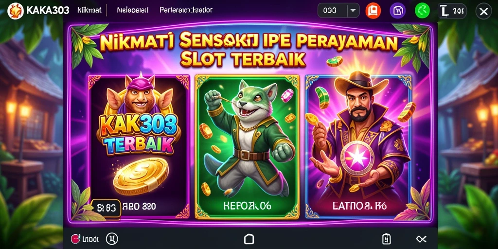 Gameplay menarik KAKA303 dengan fitur Slot yang menantang.