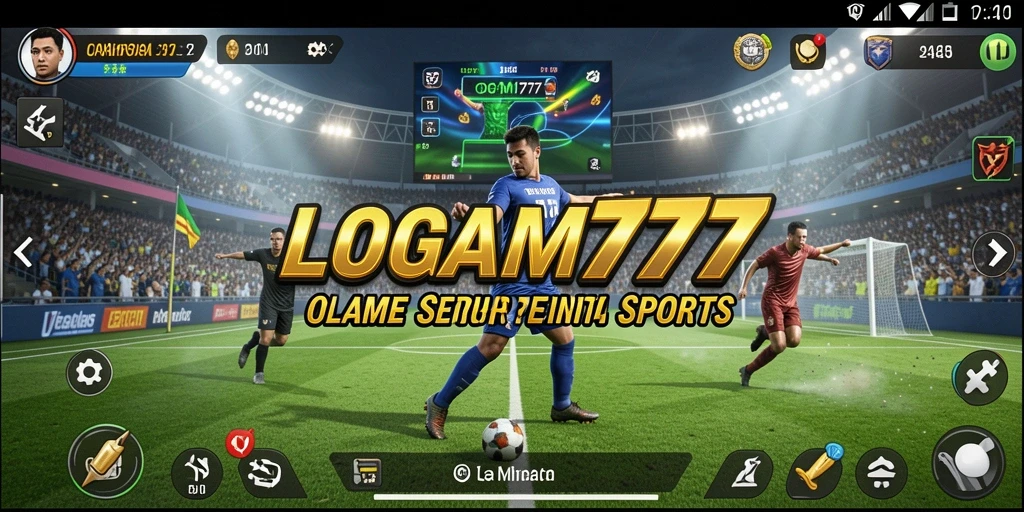 Tampilan gameplay seru di LOGAM777 dengan berbagai cabang olahraga.