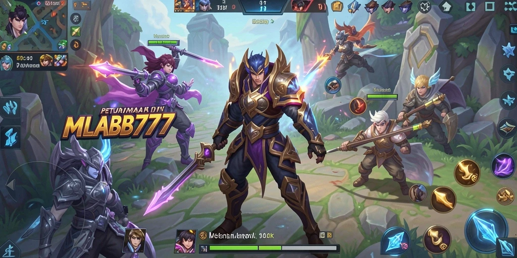 Tangkapan layar gameplay MLBB777 menampilkan petualangan seru dalam simulasi.