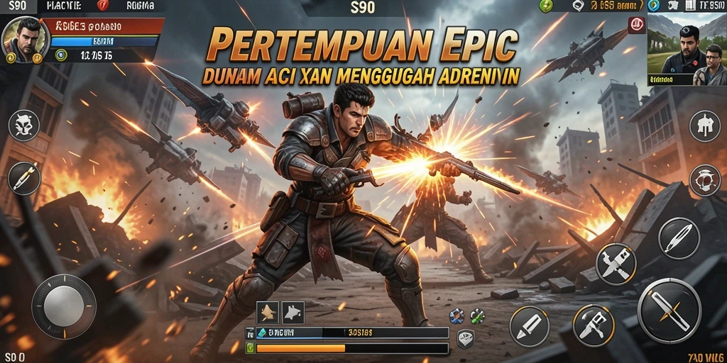 Gameplay S80 yang penuh aksi dan pertempuran mendebarkan.