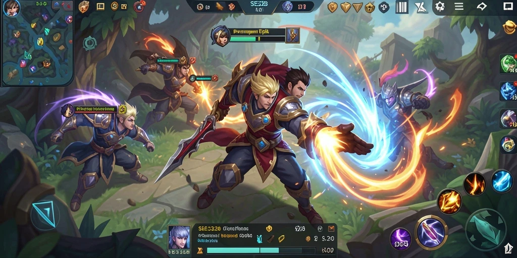 Tampilan gameplay seru dan strategi dalam SE328.