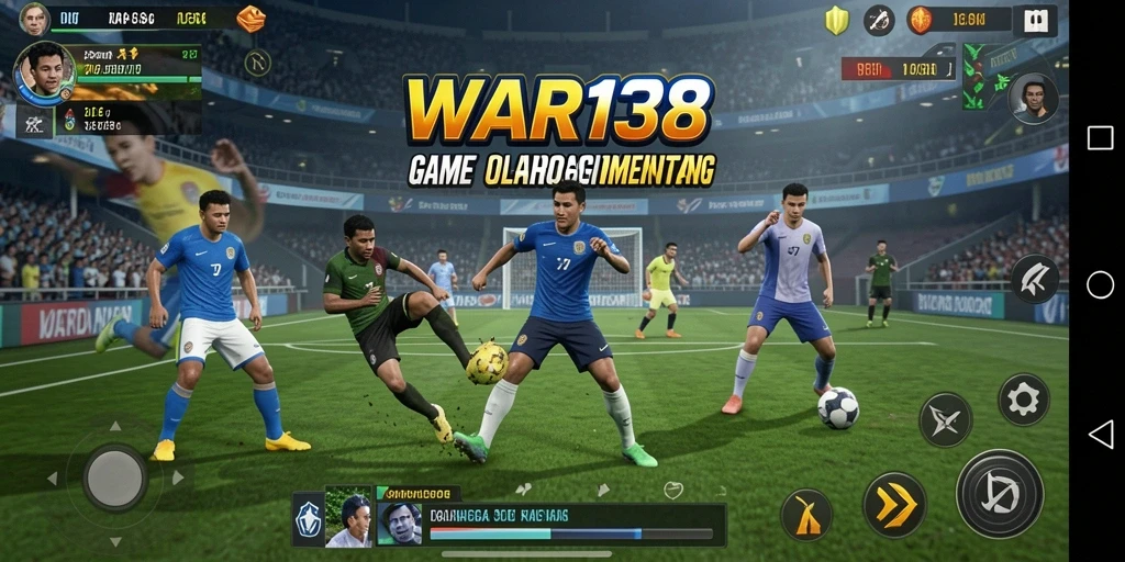 Tampilan gameplay seru dari WAR138 dengan aksi olahraga yang menantang.